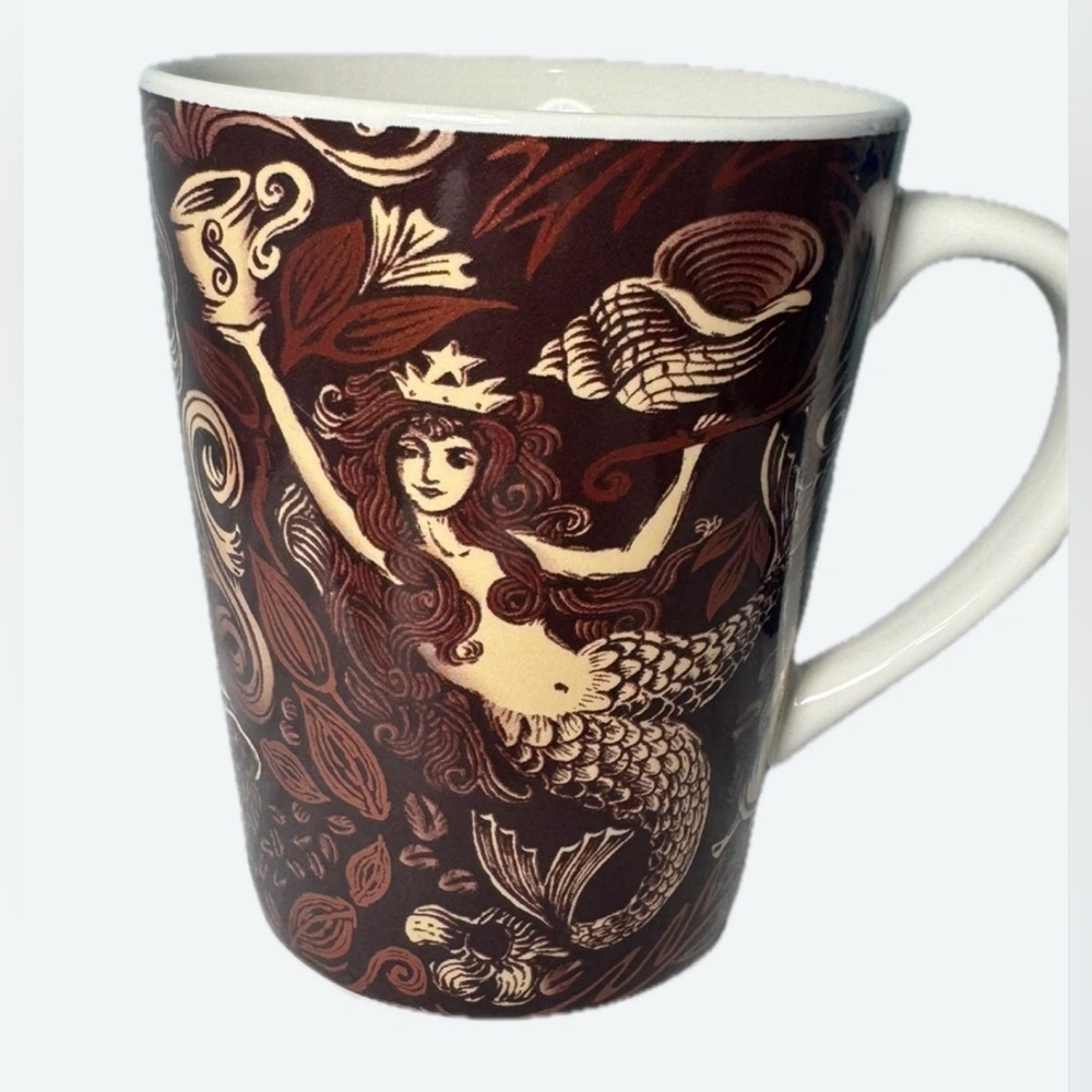 Starbucks Mug Split Tail Mermaid Siren
2007 Anniversary Blend 13 oz Coffee
Cup